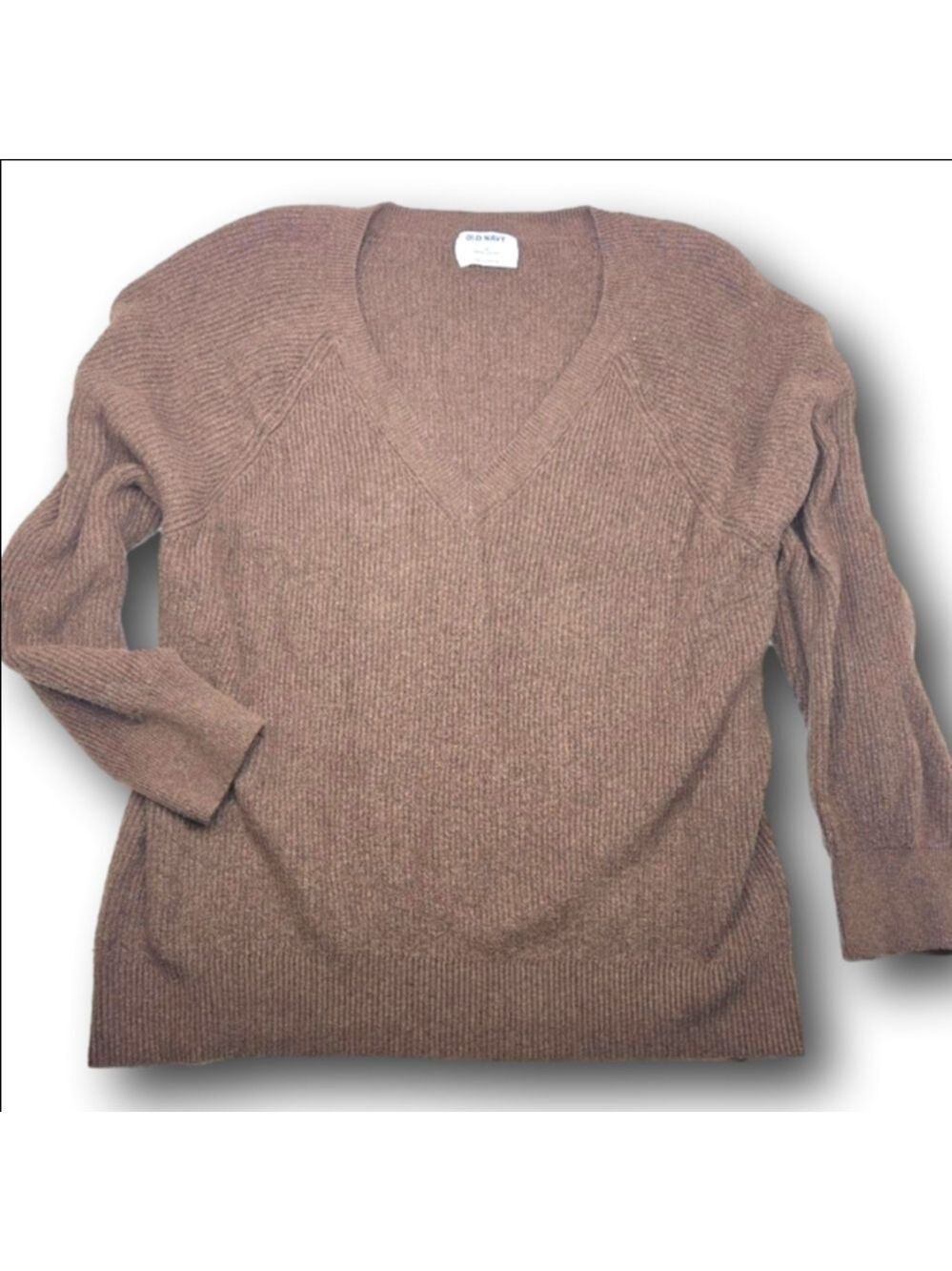 Women's Old Navy Brown V-Neck Sweater 3X